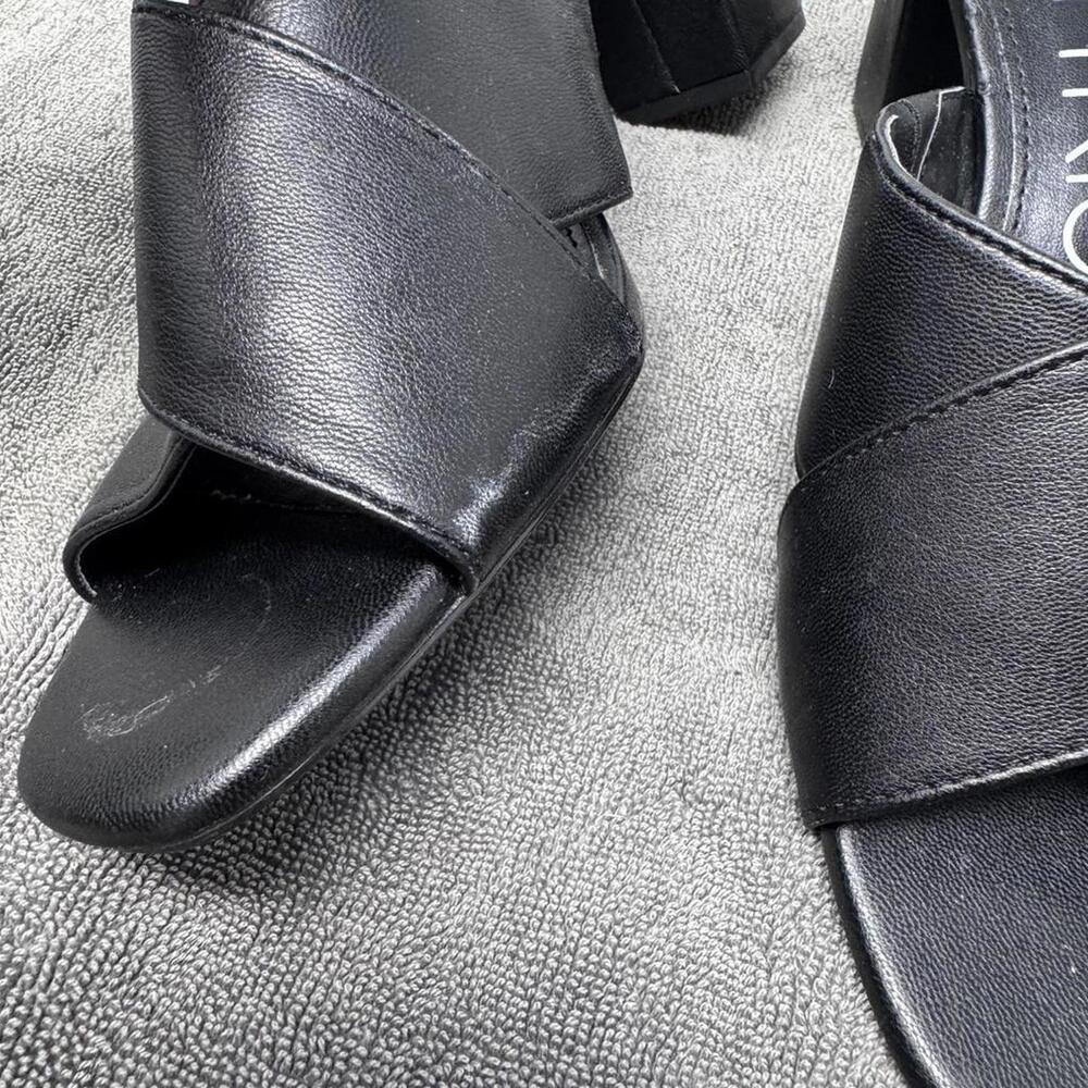 Calvin Klein Women 7.5 Black Heeled Sandals‎ - Picture 4 of 5